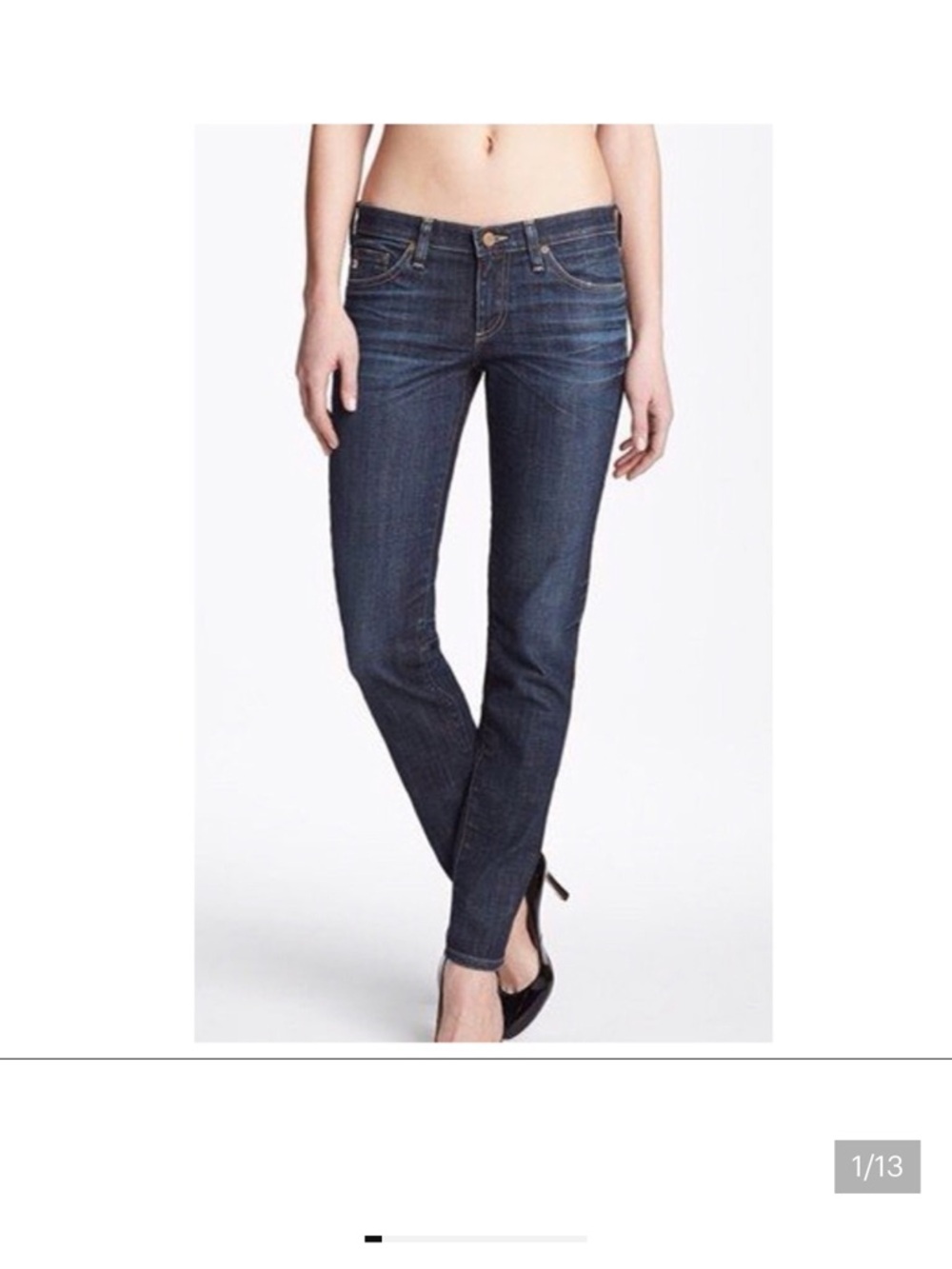 Ag Adriano Goldschmied STILT Cigarette Leg Leg Jeans in Medium Blue
